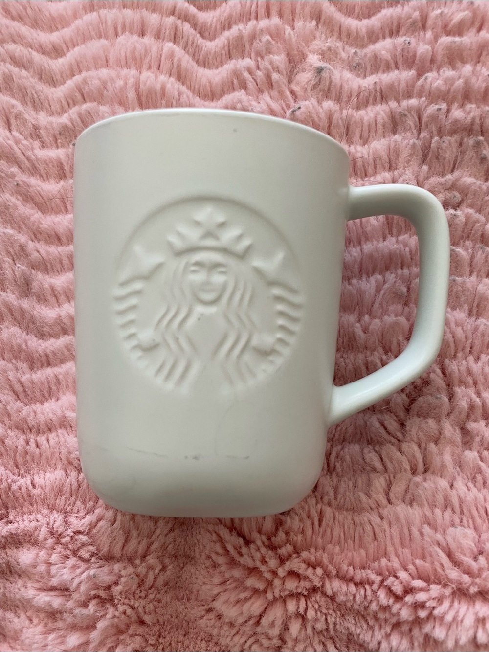 Starbucks Embossed  Ceramic Mug